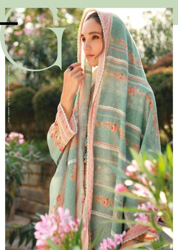 My Fashion Road Varsha Rose Designer Cotton Linen Dress | ROSE – 03