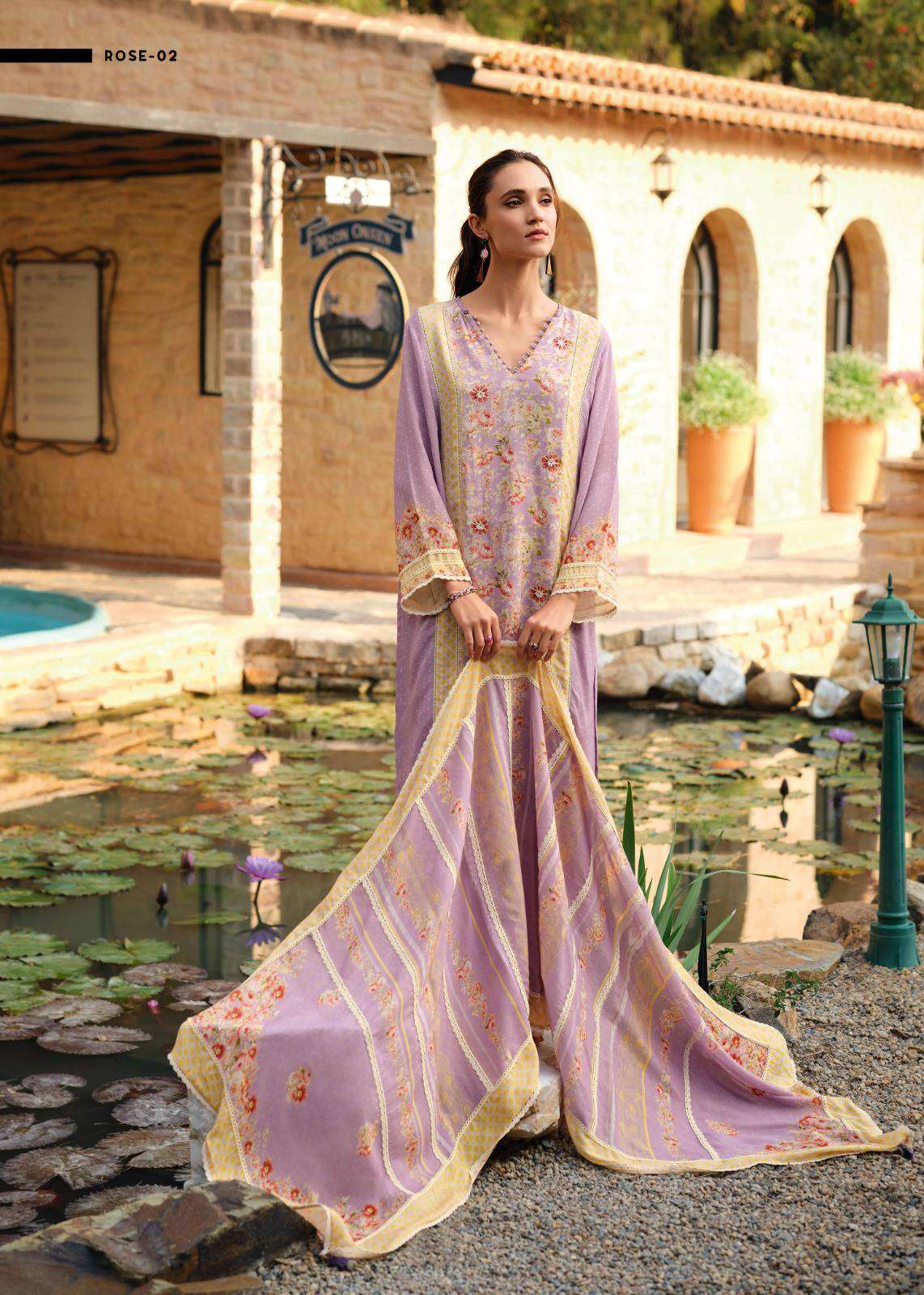 My Fashion Road Varsha Rose Designer Cotton Linen Dress | ROSE – 02 My Fashion Road Varsha Rose Designer Cotton Linen Dress | ROSE – 02