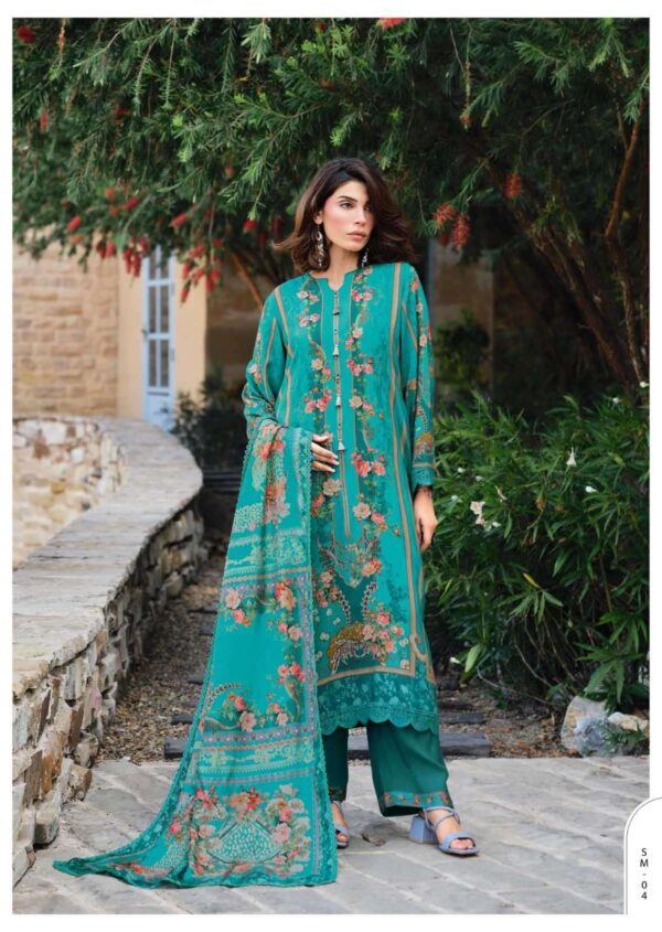 My Fashion Road Varsha Safarnama Premium Design Cotton Lawn Suit | SM- 04