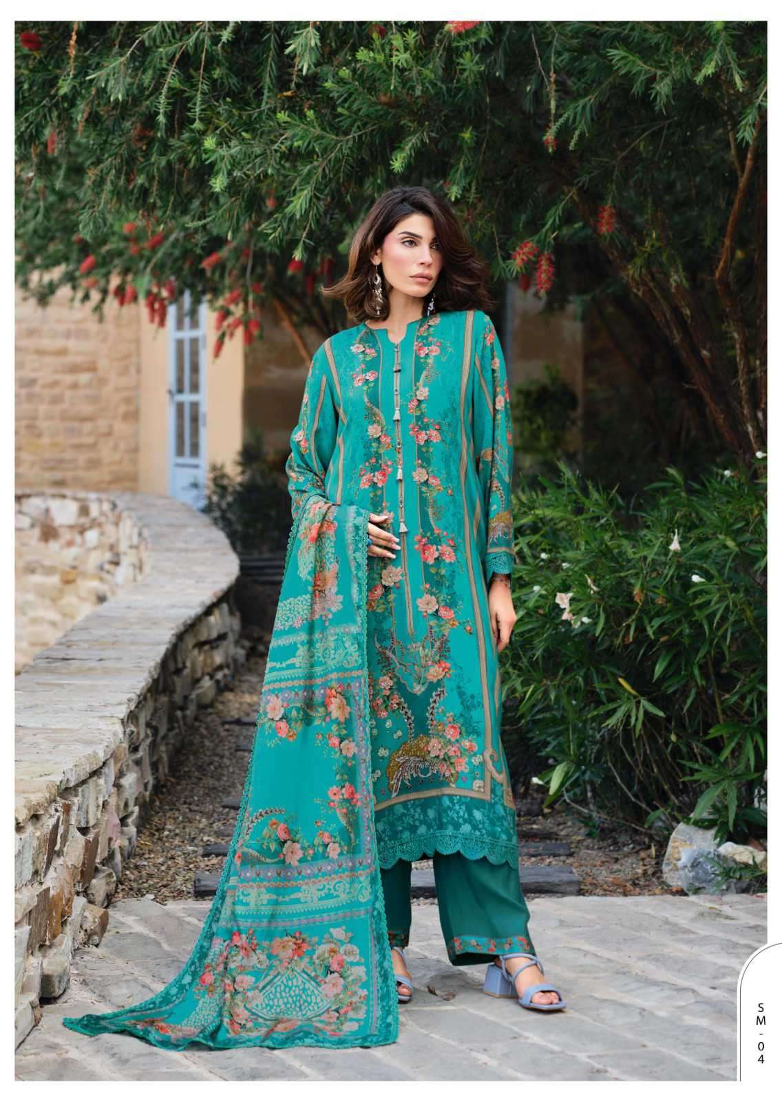 My Fashion Road Varsha Safarnama Premium Design Cotton Lawn Suit | SM- 04 My Fashion Road Varsha Safarnama Premium Design Cotton Lawn Suit | SM- 04
