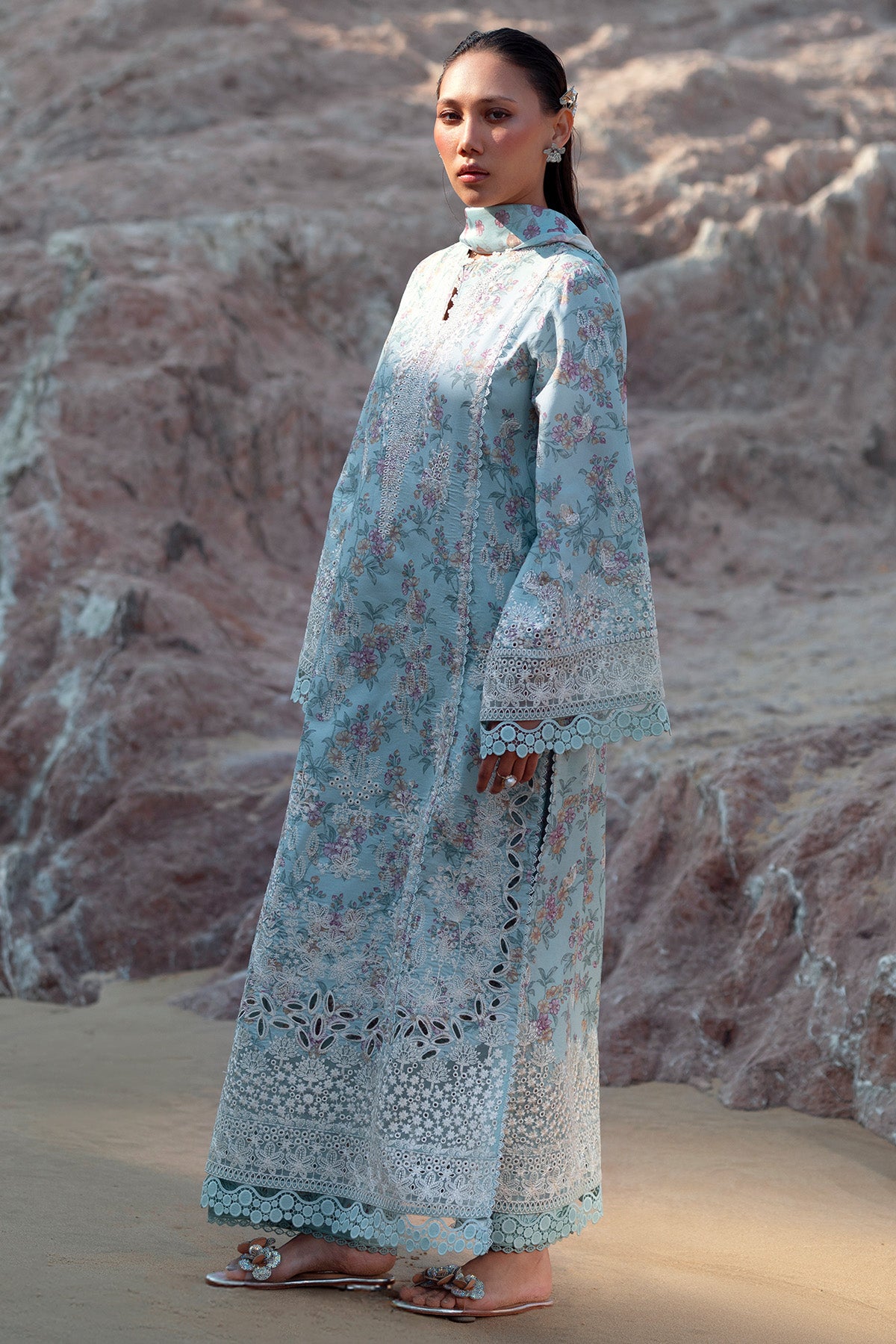 My Fashion Road Summer Together by Afrozeh Lawn Collection Suit 2025 | Aquamarine My Fashion Road Summer Together by Afrozeh Lawn Collection Suit 2025 | Aquamarine