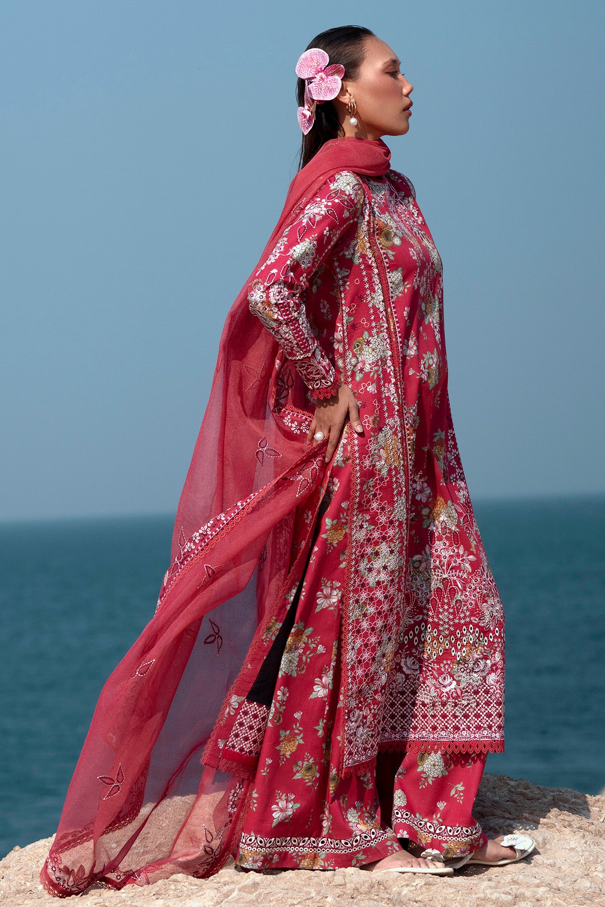 My Fashion Road Summer Together by Afrozeh Lawn Collection Suit 2025 | Pink Ruby My Fashion Road Summer Together by Afrozeh Lawn Collection Suit 2025 | Pink Ruby