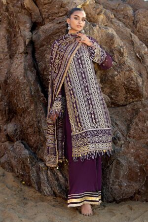 My Fashion Road Gul Ahmed Chunri Lawn Unstitched Collection 2025 | BM-52023