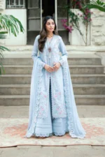 My Fashion Road Qalamkar Luxury Unstitched Lawn Collection 2025 | SB-04