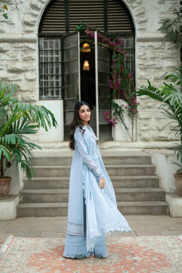 My Fashion Road Qalamkar Luxury Unstitched Lawn Collection 2025 | SB-04