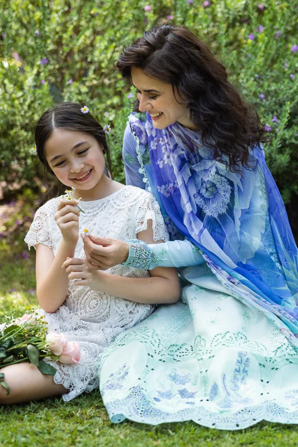 My Fashion Road Mushq Solace Ombre Chikankari Unstitched Collection 2025 | Fiducia