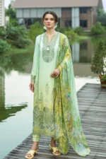 My Fashion Road Mushq Solace Ombre Chikankari Unstitched Collection 2025 | Unione (GZ-412)