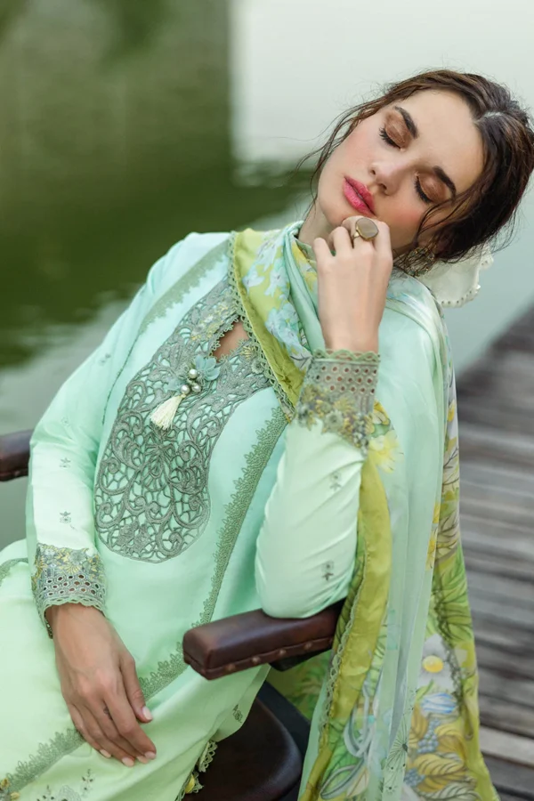 My Fashion Road Mushq Solace Ombre Chikankari Unstitched Collection 2025 | Unione (GZ-412)