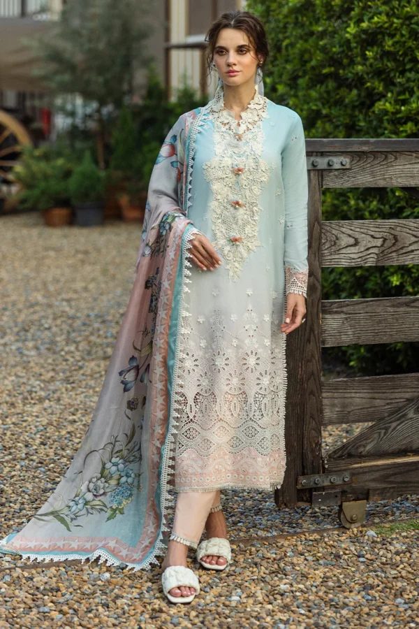 My Fashion Road Mushq Solace Ombre Chikankari Unstitched Collection 2025 | Casa