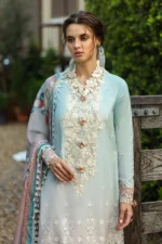 My Fashion Road Mushq Solace Ombre Chikankari Unstitched Collection 2025 | Casa