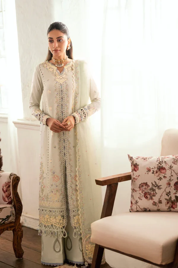 My Fashion Road Qalamkar Luxury Unstitched Lawn Collection 2025 | SB-08