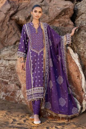 My Fashion Road Gul Ahmed Chunri Lawn Unstitched Collection 2025 | CL-52169