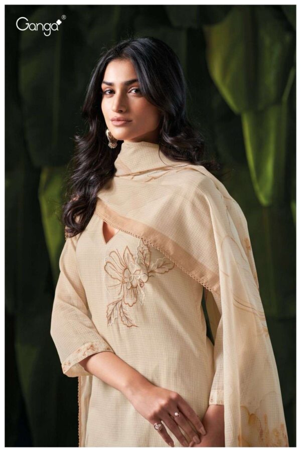 My Fashion Road Ganga Fashion Beverly Printed Cotton Fancy Summer Suit | S3442-D