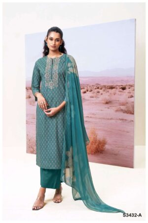 My Fashion Road Ganga Fashion Candice Premium Design Cotton Dress | S3432-A