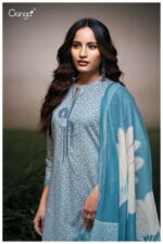 My Fashion Road Ganga Fashion Carissa Premium Cotton Summer Suit | S3495-B