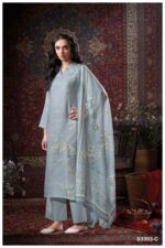 My Fashion Road Ganga Fashion Delila Premium Designs Linen Summer Suit | S3393-C