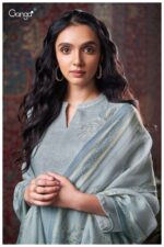My Fashion Road Ganga Fashion Delila Premium Designs Linen Summer Suit | S3393-C