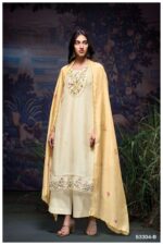 My Fashion Road Ganga Fashion Elanor Fancy Bemberg Silk Suit | S3304-B