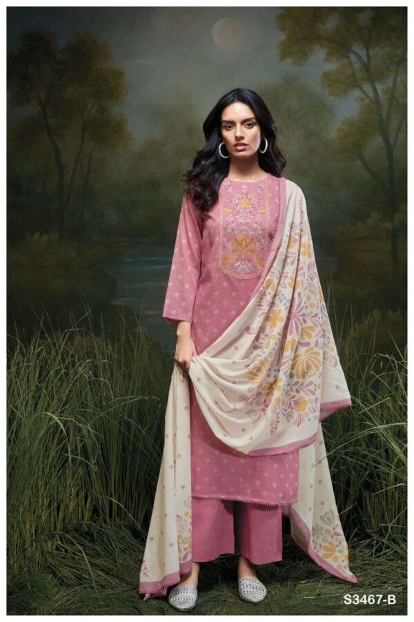 My Fashion Road Ganga Fashion Farwa Exclusive Cotton Salwar Suit | S3467-B