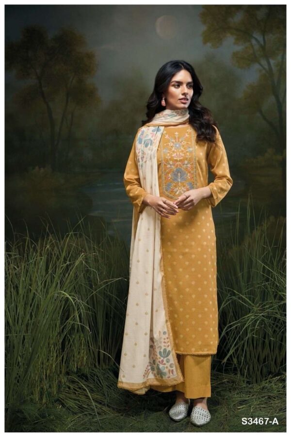 My Fashion Road Ganga Fashion Farwa Exclusive Cotton Salwar Suit | S3467-A