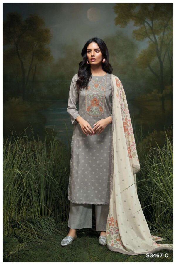My Fashion Road Ganga Fashion Farwa Exclusive Cotton Salwar Suit | S3467-C