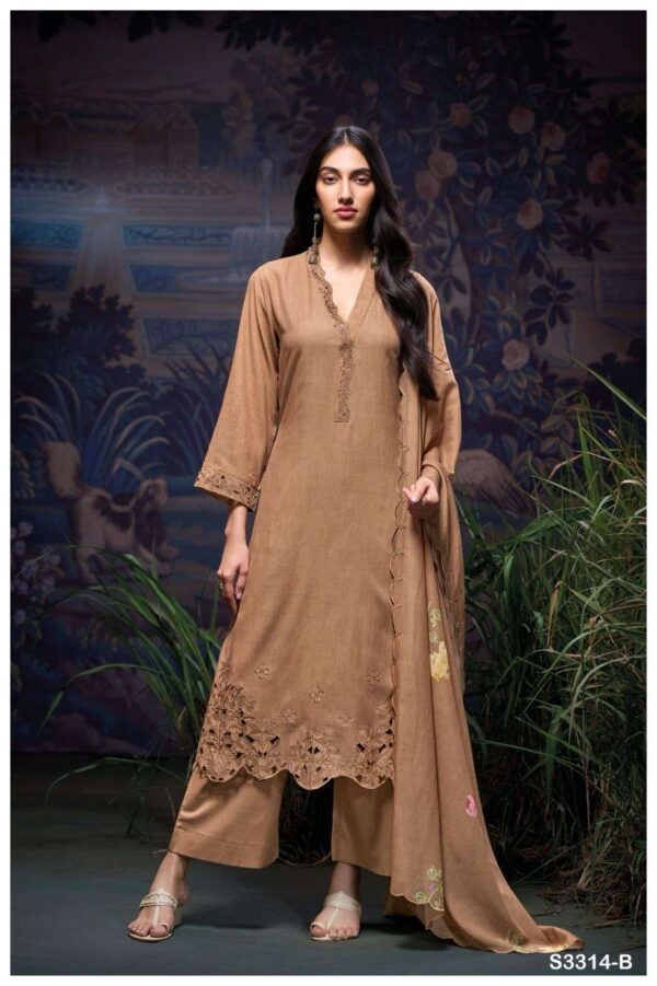 My Fashion Road Ganga Fashion Fevie Premium Designs Summer Wear Suit | S3314-B