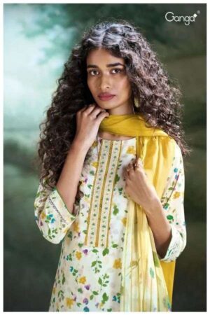 My Fashion Road Ganga Fashion Gina Cotton Premium Designs Summer Suit | S3251-B