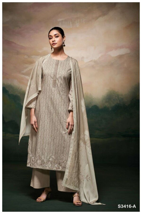 My Fashion Road Ganga Fashion Ikram Premium Cotton Salwar Suit | S3416-A