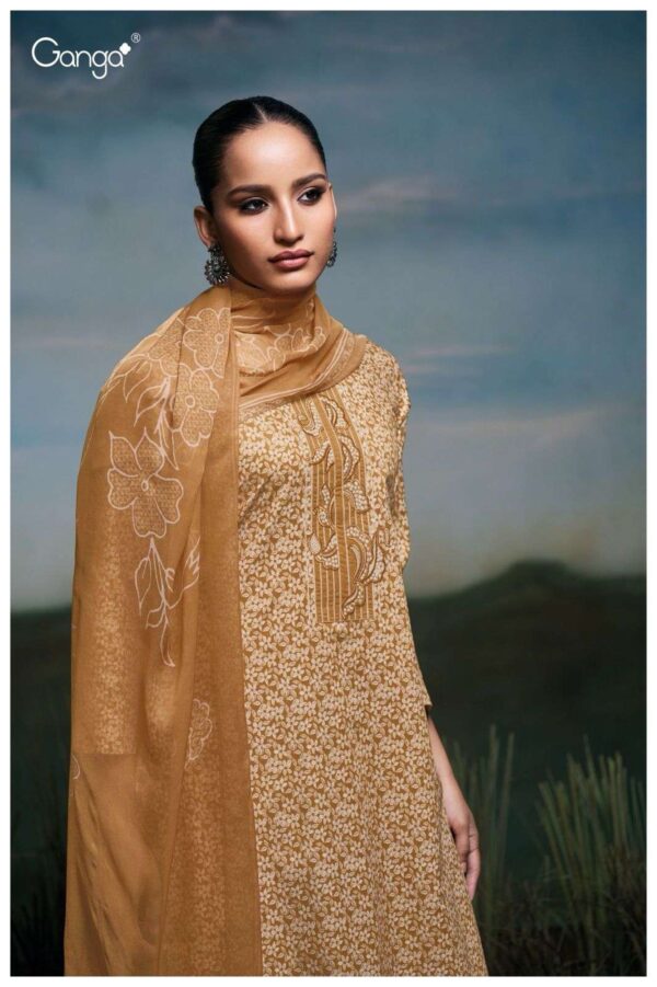 My Fashion Road Ganga Fashion Jackie Printed Fancy Cotton Suit | S3437-A