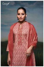 My Fashion Road Ganga Fashion Jackie Printed Fancy Cotton Suit | S3437-B