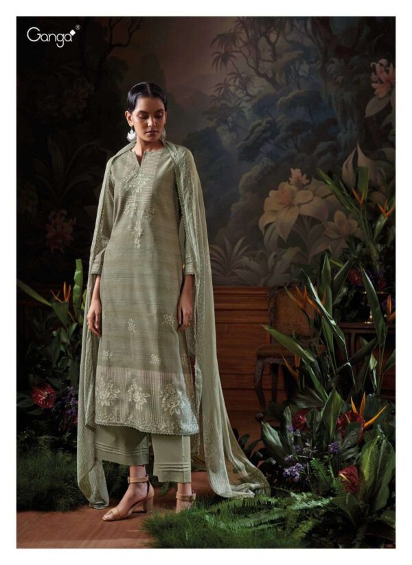 My Fashion Road Ganga Fashion Memento Fancy Cotton Premium Designer Suit | C2243
