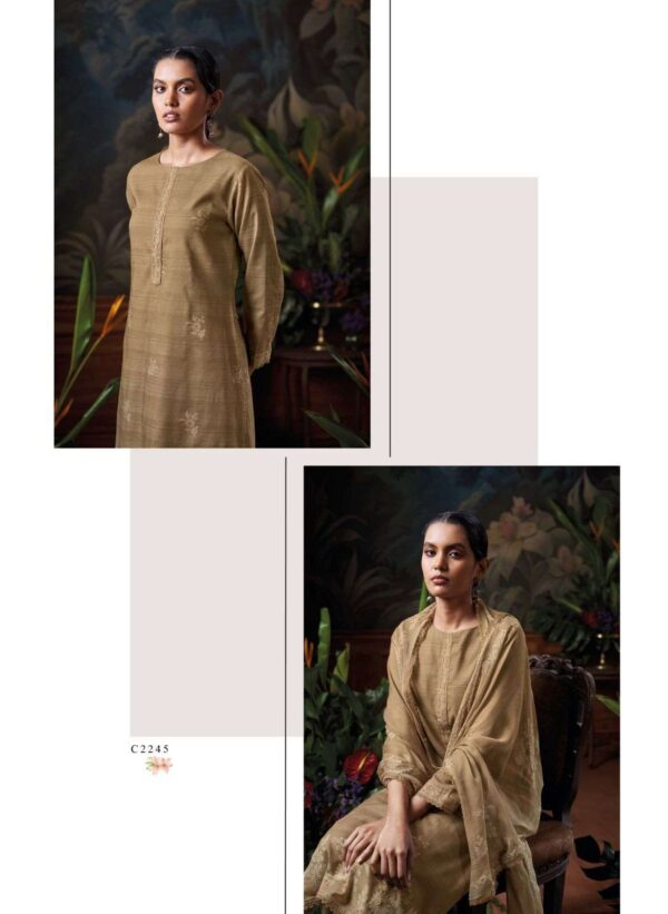 My Fashion Road Ganga Fashion Memento Fancy Cotton Premium Designer Suit | C2245
