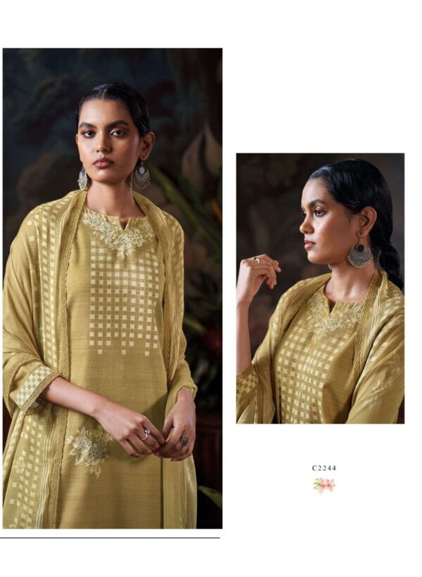 My Fashion Road Ganga Fashion Memento Fancy Cotton Premium Designer Suit | C2244