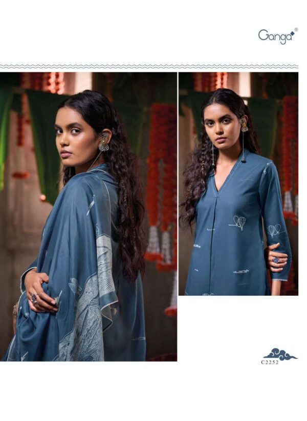 My Fashion Road Ganga Fashion Midnight Tales Premium Cotton Salwar Suit | S2250
