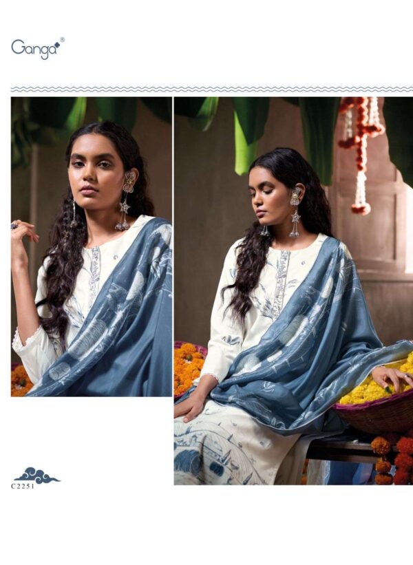 My Fashion Road Ganga Fashion Midnight Tales Premium Cotton Salwar Suit | S2251