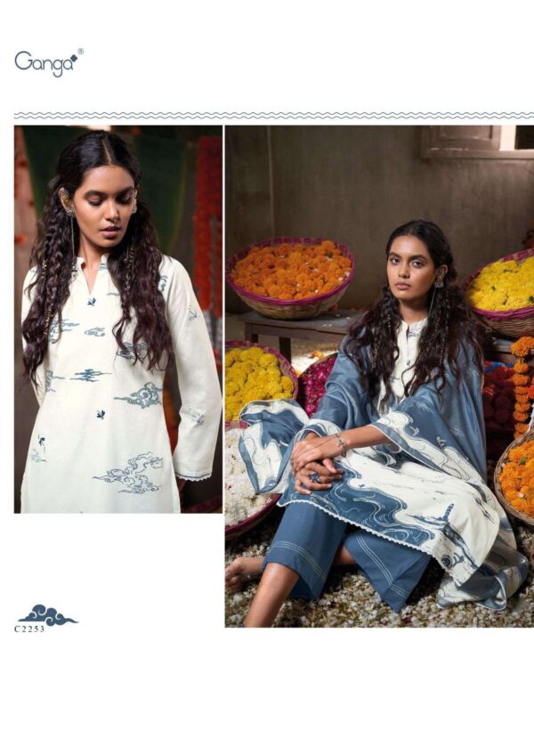 My Fashion Road Ganga Fashion Midnight Tales Premium Cotton Salwar Suit | S2253