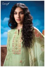My Fashion Road Ganga Fashion Odeta Designer Silk Exclusive Suit | S3316-A