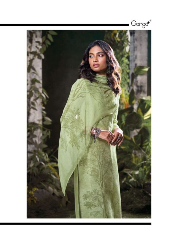 My Fashion Road Ganga Fashion Omnia Exclusive Linen Salwar Suit | C2256