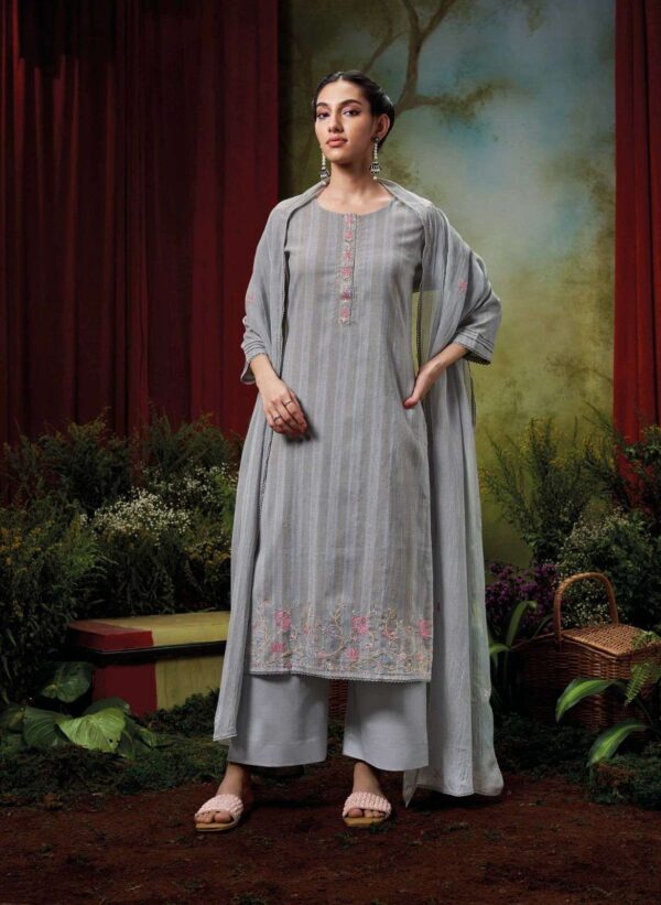 My Fashion Road Ganga Fashion Sahaswara Exclusive Jacquard Style Cotton Suit | C1892