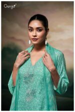 My Fashion Road Ganga Josel Printed Cotton Suit | S3428 – D