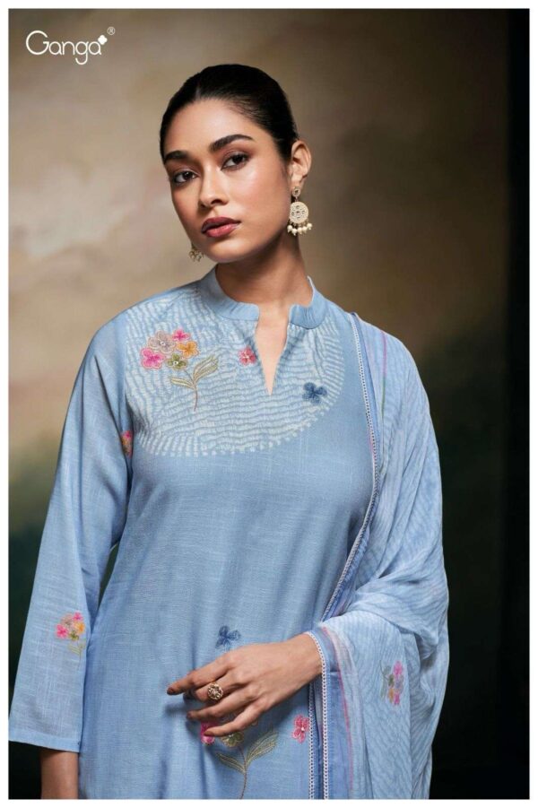My Fashion Road Ganga Laynie Designer Stylish Cotton Suit | S3514  – A