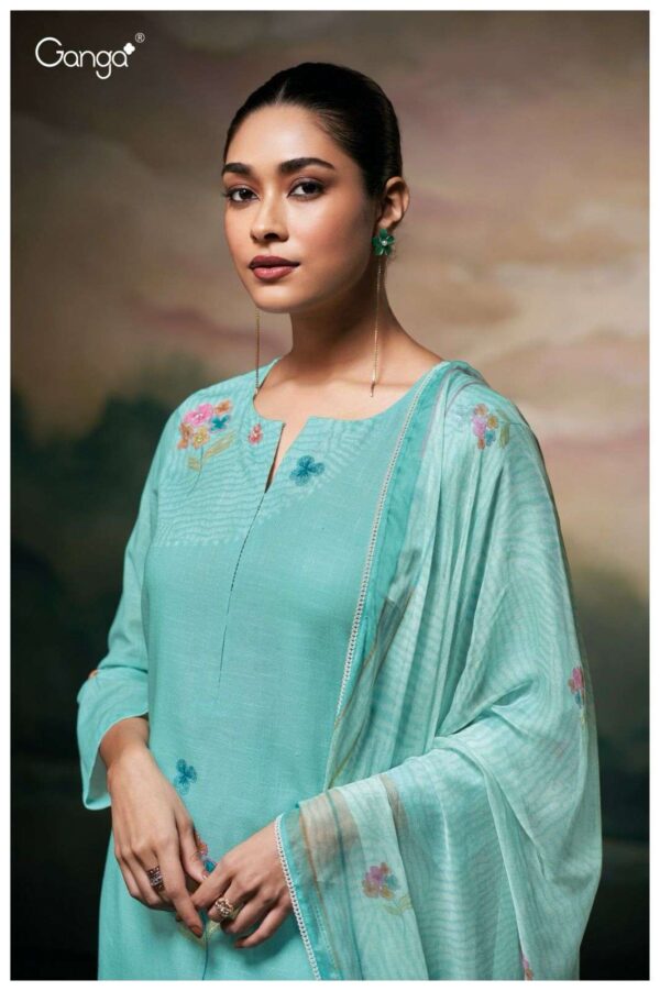 My Fashion Road Ganga Laynie Designer Stylish Cotton Suit | S3514 – C
