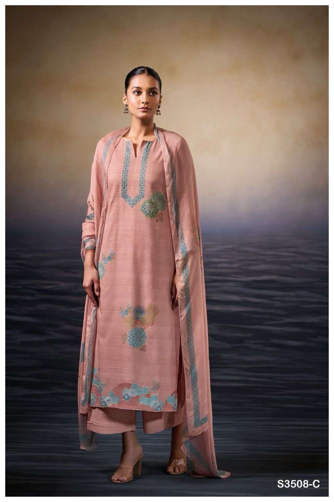 My Fashion Road Ganga Nevia Exclusive Cotton Branded Suit | S3508 – C My Fashion Road Ganga Nevia Exclusive Cotton Branded Suit | S3508 – C