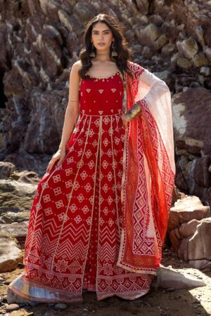 My Fashion Road Gul Ahmed Chunri Lawn Unstitched Collection 2025 | CL-52442