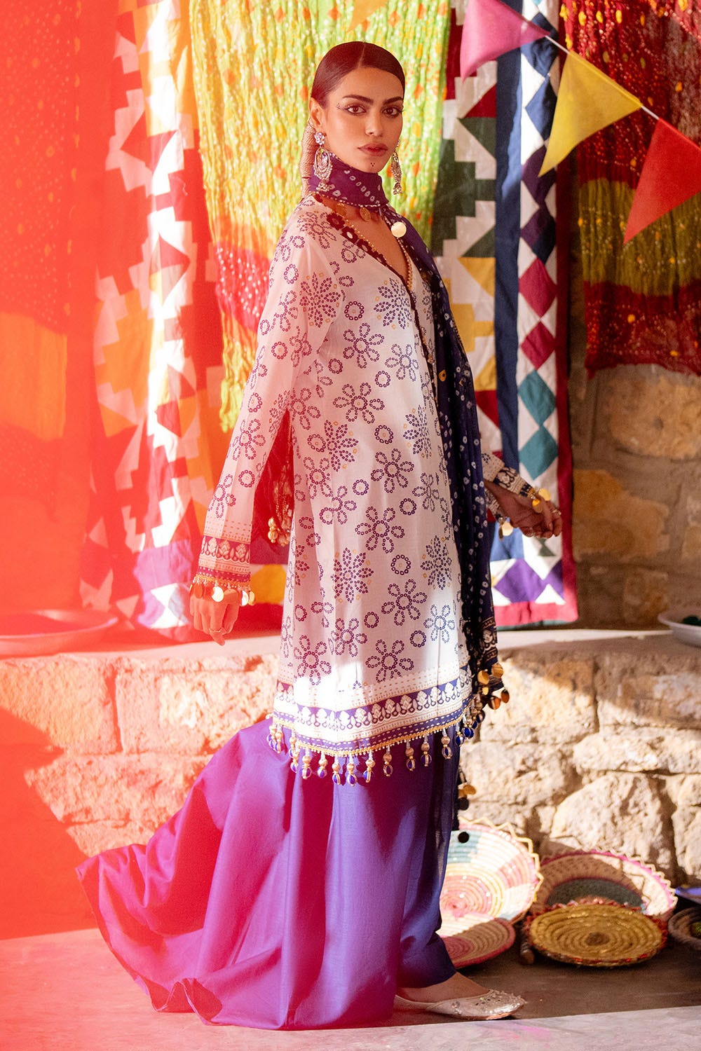 My Fashion Road Gul Ahmed Chunri Lawn Unstitched Collection 2025 | CL-52411 B My Fashion Road Gul Ahmed Chunri Lawn Unstitched Collection 2025 | CL-52411 B