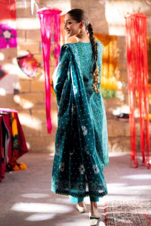 My Fashion Road Gul Ahmed Chunri Lawn Unstitched Collection 2025 | CL-52484 A