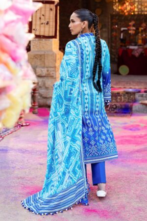 My Fashion Road Gul Ahmed Chunri Lawn Unstitched Collection 2025 | CL-42328 B
