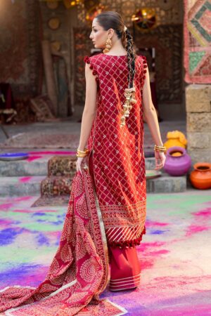 My Fashion Road Gul Ahmed Chunri Lawn Unstitched Collection 2025 | CL-52138 B