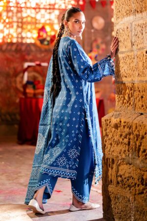 My Fashion Road Gul Ahmed Chunri Lawn Unstitched Collection 2025 | CL-52171 B