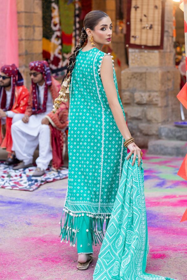 My Fashion Road Gul Ahmed Chunri Lawn Unstitched Collection 2025 | CL-52178 A
